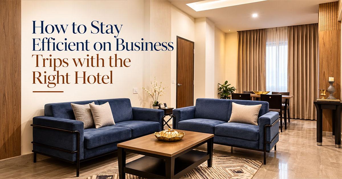 How to Stay Efficient on Business Trips with the Right Hotel